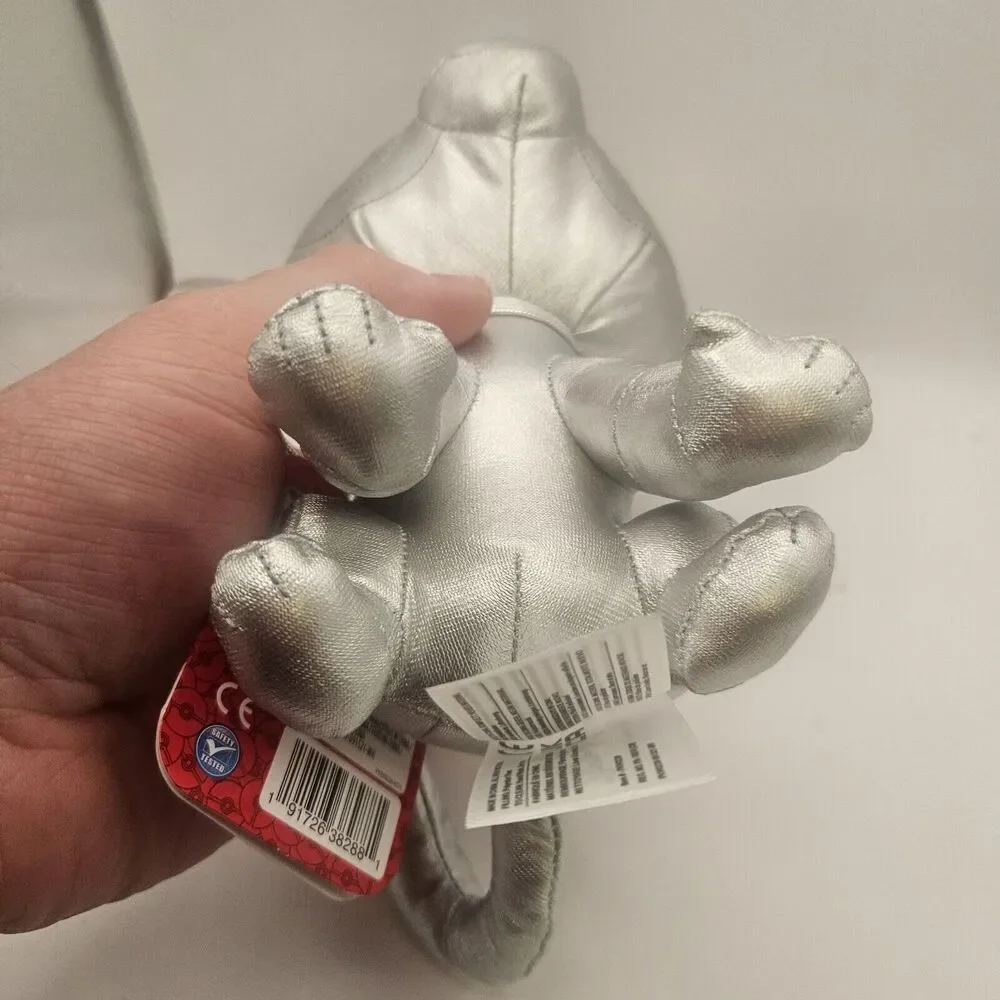 Pokemon 25th Anniversary Silver Grookey Plush‎ Stuffed Animal 8